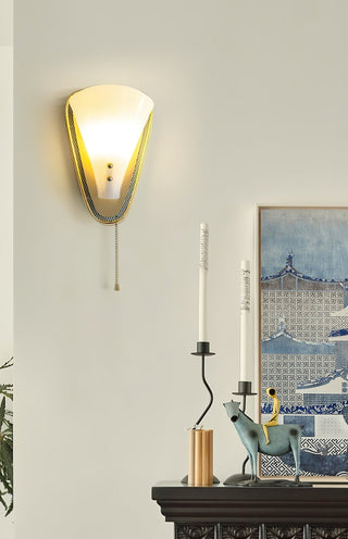 Triangular Wall Lamp-Neutral Decor