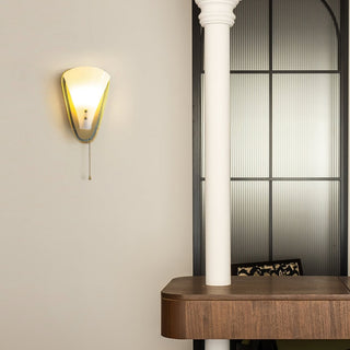 Triangular Wall Lamp-Neutral Decor