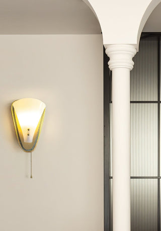 Triangular Wall Lamp-Neutral Decor