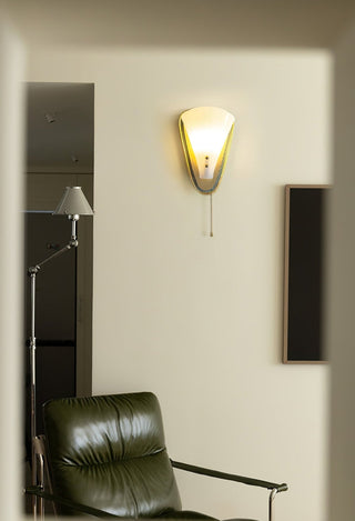 Triangular Wall Lamp-Neutral Decor