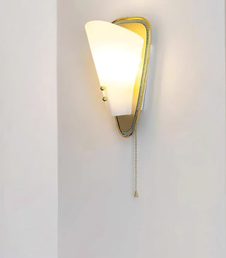 Triangular Wall Lamp-Neutral Decor