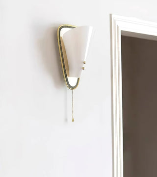 Triangular Wall Lamp-Neutral Decor