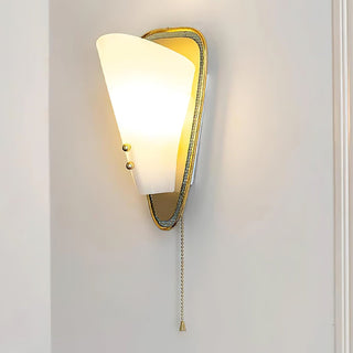 Triangular Wall Lamp-Neutral Decor