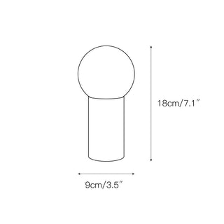 Elaorine Lampe à poser (batterie intégrée)