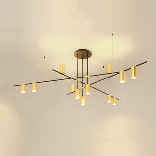 Lustra Lustre Tribes Laiton Linéaire Cylindrique