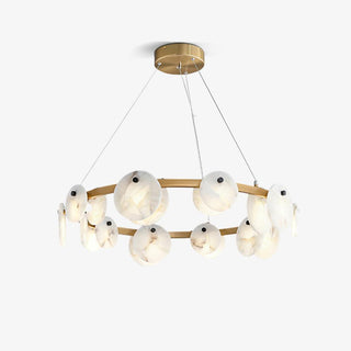 Olveneth Lustre Moderne en Albâtre