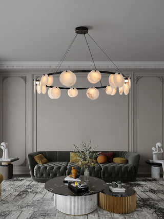 Olveneth Lustre Moderne en Albâtre
