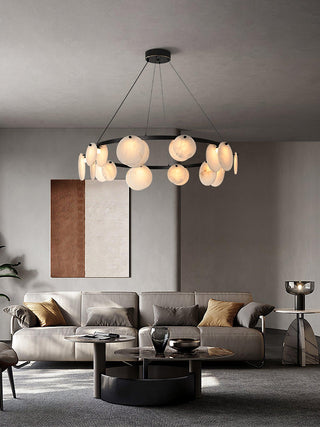 Olveneth Lustre Moderne en Albâtre
