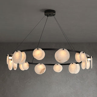 Olveneth Lustre Moderne en Albâtre