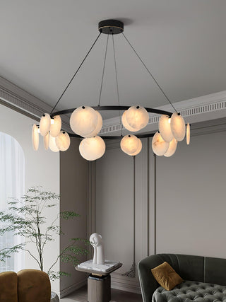 Olveneth Lustre Moderne en Albâtre
