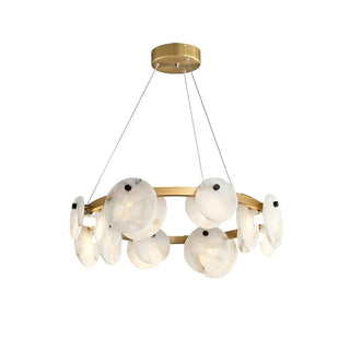 Olveneth Lustre Moderne en Albâtre