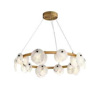 Olveneth Lustre Moderne en Albâtre