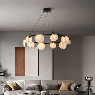 Olveneth Lustre Moderne en Albâtre