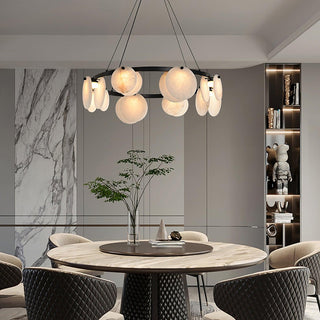 Olveneth Lustre Moderne en Albâtre