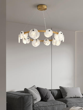 Olveneth Lustre Moderne en Albâtre