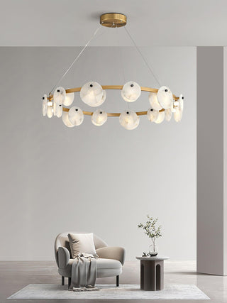Olveneth Lustre Moderne en Albâtre