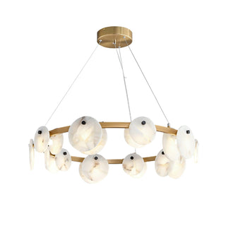 Olveneth Lustre Moderne en Albâtre