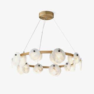 Olveneth Lustre Moderne en Albâtre