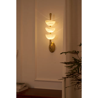 Vitheiel Moderne Minimaliste Art Albâtre Applique Murale-Luire