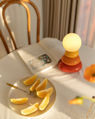 Devenu Lampe de Table en Céramique Joueuse