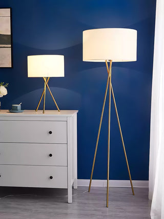Zander Lampadaire Minimaliste en Tissu