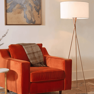 Zander Lampadaire Minimaliste en Tissu