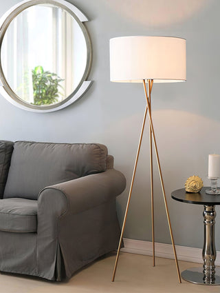 Zander Lampadaire Minimaliste en Tissu