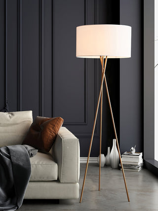 Zander Lampadaire Minimaliste en Tissu