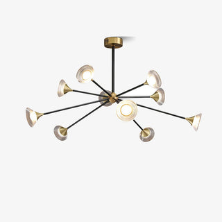 Myzoraris Mid Century Moderne Verre Lustre