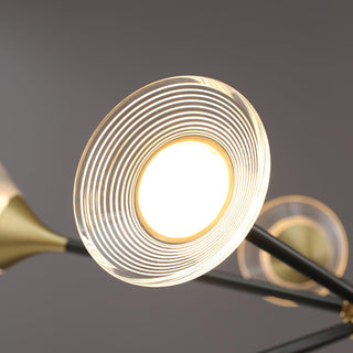 Myzoraris Mid Century Moderne Verre Lustre