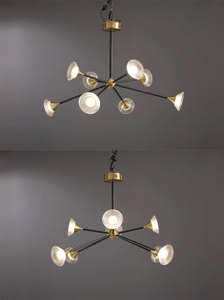 Myzoraris Mid Century Moderne Verre Lustre