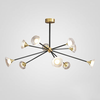 Myzoraris Mid Century Moderne Verre Lustre