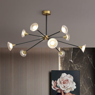Myzoraris Mid Century Moderne Verre Lustre