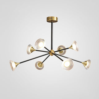 Myzoraris Mid Century Moderne Verre Lustre