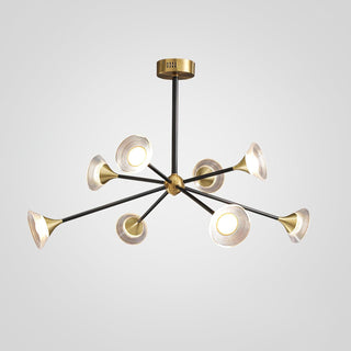 Myzoraris Mid Century Moderne Verre Lustre