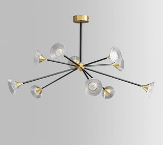 Myzoraris Mid Century Moderne Verre Lustre