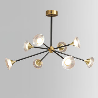 Myzoraris Mid Century Moderne Verre Lustre