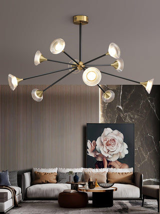 Myzoraris Mid Century Moderne Verre Lustre