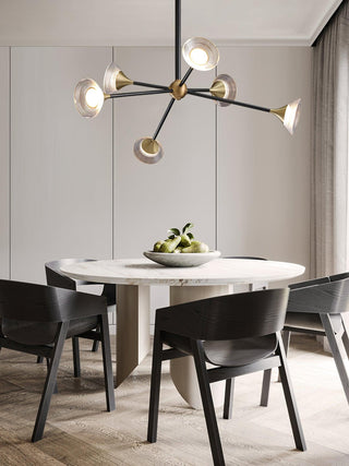 Myzoraris Mid Century Moderne Verre Lustre