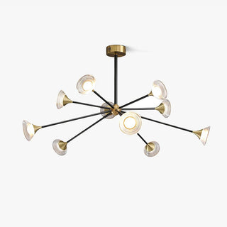 Myzoraris Mid Century Moderne Verre Lustre