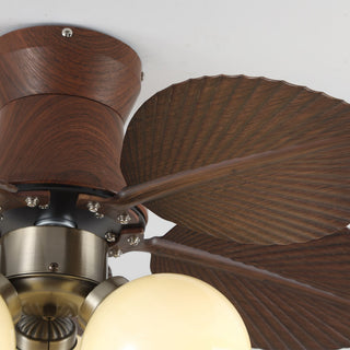 Plafonnier Ventilateur Walden Chêne avec Lumière