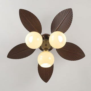 Plafonnier Ventilateur Walden Chêne avec Lumière
