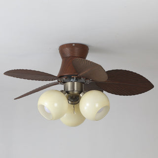 Plafonnier Ventilateur Walden Chêne avec Lumière
