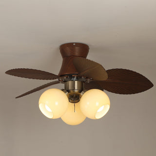 Plafonnier Ventilateur Walden Chêne avec Lumière