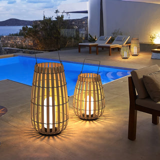Veshael Lampe Extérieure Lanterne Tressée Tropic