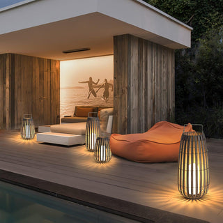 Veshael Lampe Extérieure Lanterne Tressée Tropic