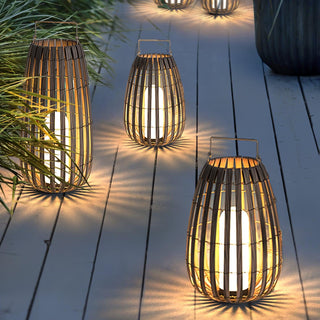 Veshael Lampe Extérieure Lanterne Tressée Tropic