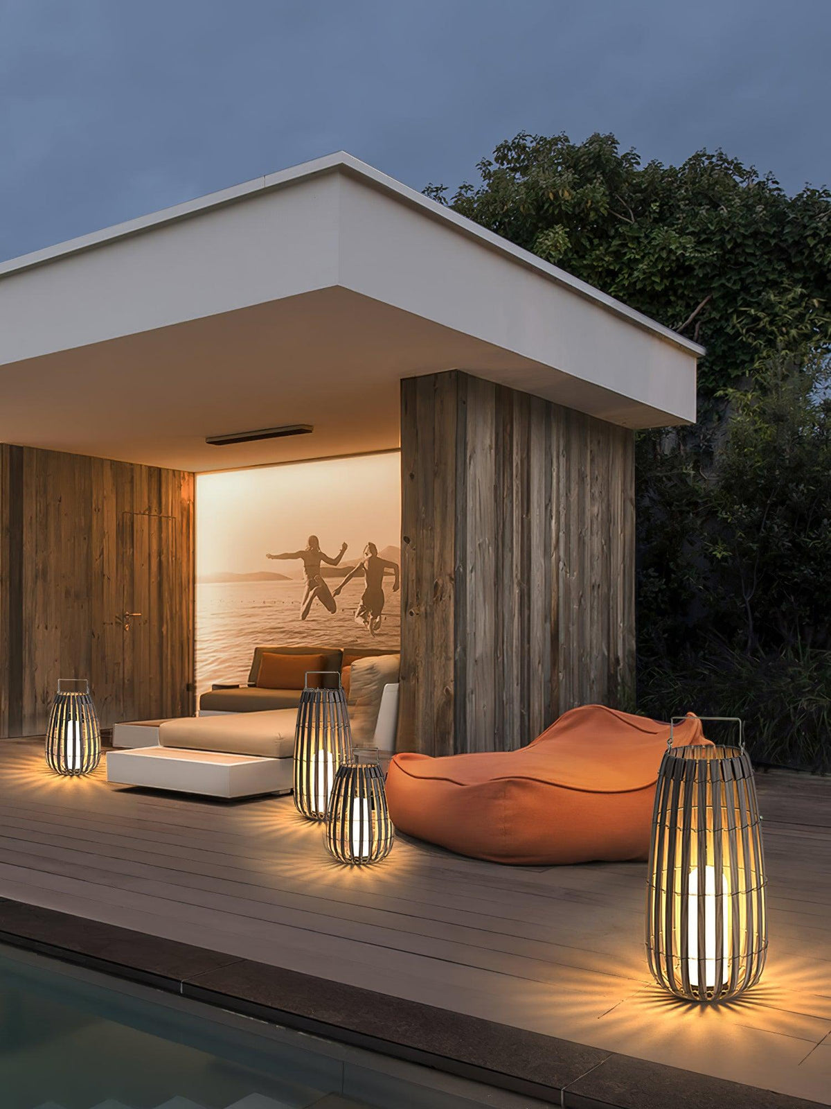 Vereris Lampe Extérieure Lanterne Tressée Tropic