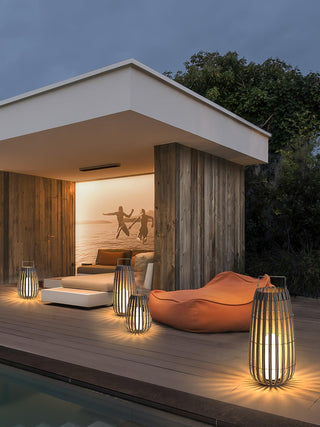 Veshael Lampe Extérieure Lanterne Tressée Tropic