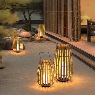 Veshael Lampe Extérieure Lanterne Tressée Tropic